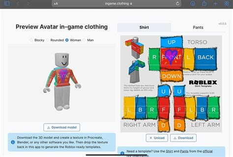 roblox clothing previewer